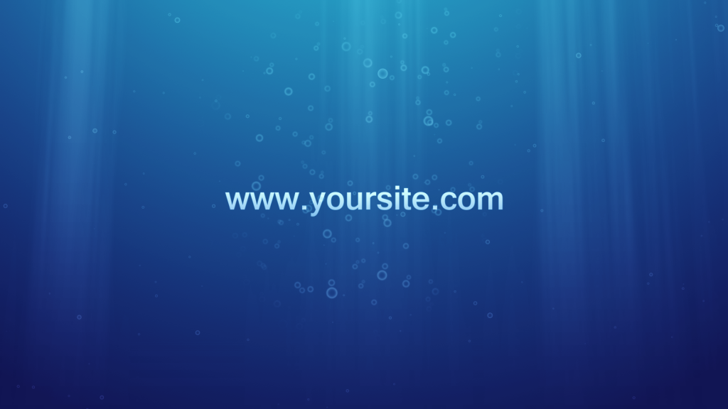 FREE VIDEOHIVE UNDERWATER LOGO REVEAL AND DISPERSION Free After